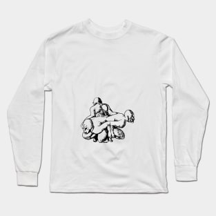 Creepy sculpture Long Sleeve T-Shirt